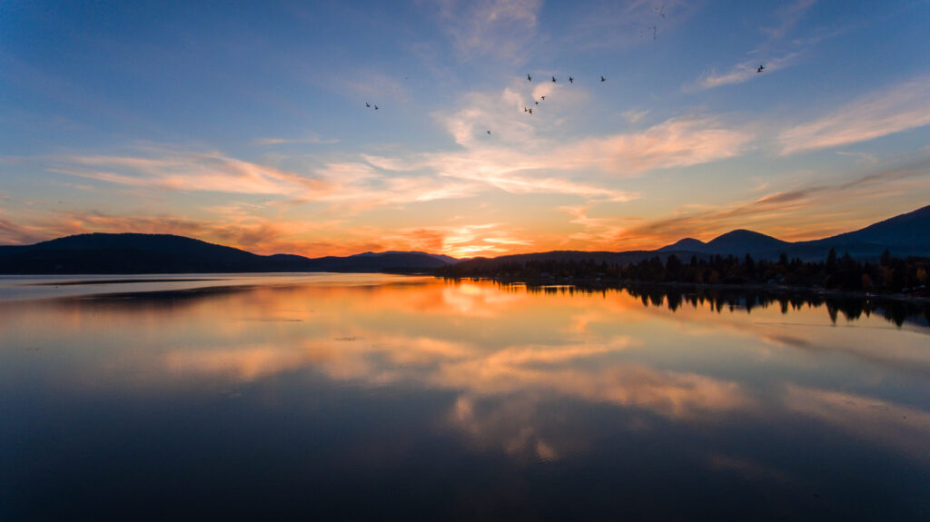 Sunset Fly-by - Group