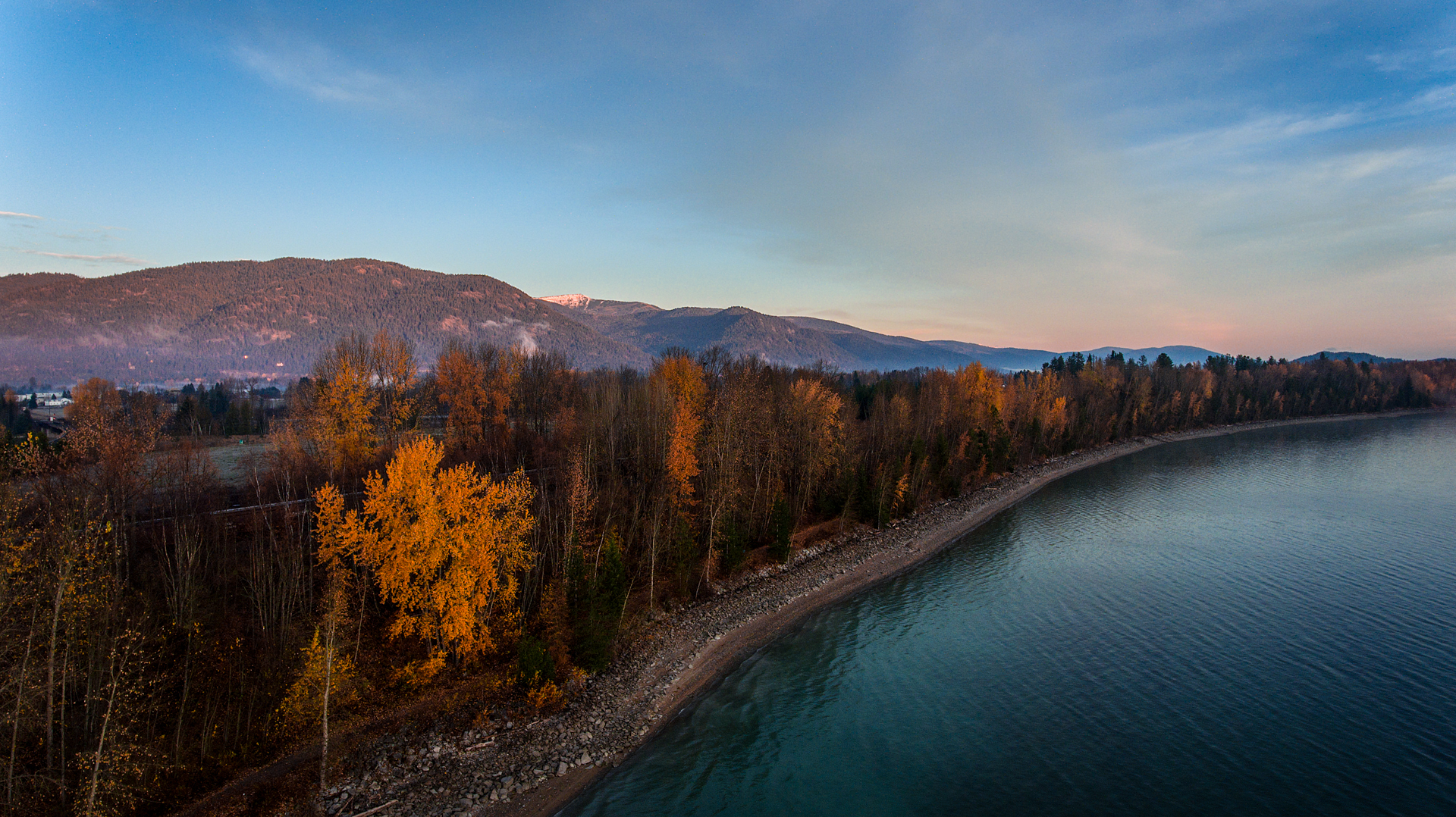 Cold Novemeber Morning - Drone