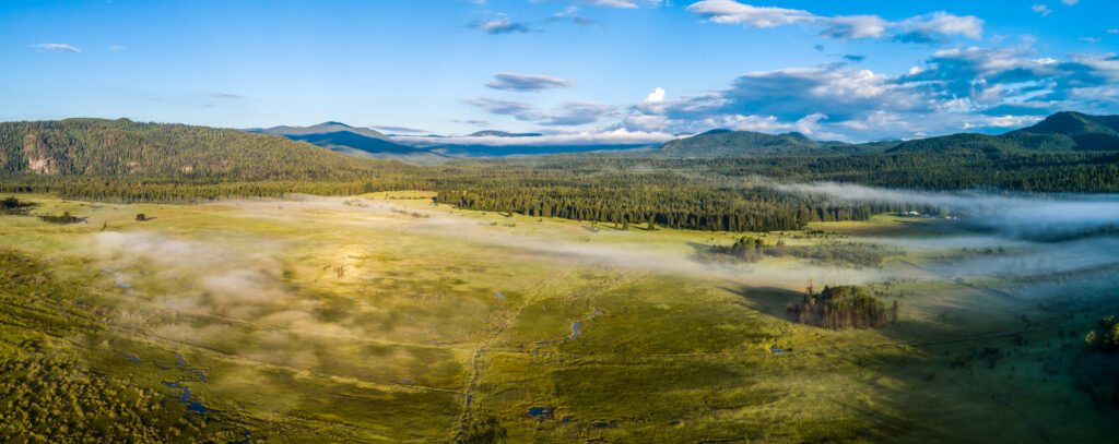 Bismark Meadows Sunrise - Pano 2