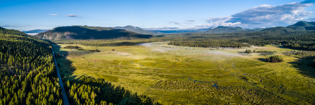 Bismark Meadows Sunrise - Pano 3