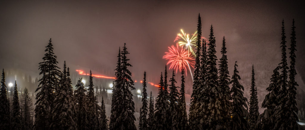 Northern Lights at Schweitzer - Torch Light