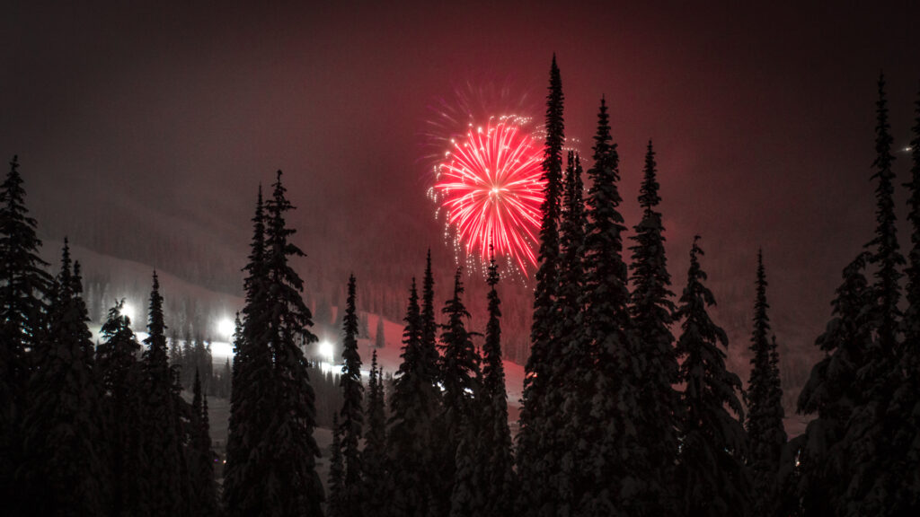 Northern Lights at Schweitzer - RED