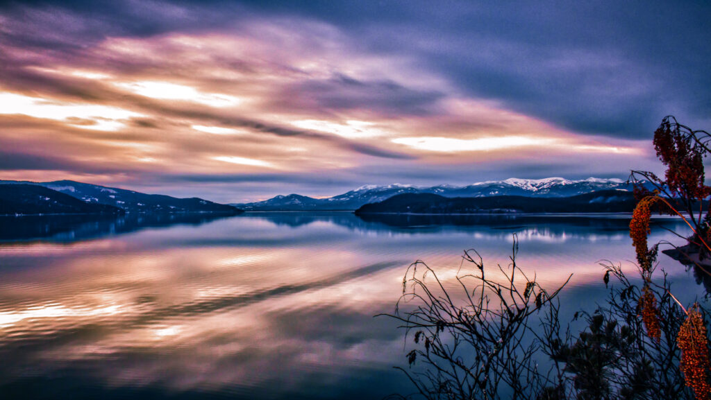 Schweitzer Mountain Sunset - HDR