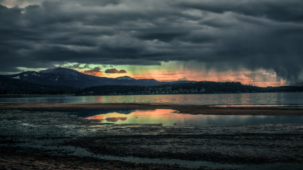 Sunset Through the Storm