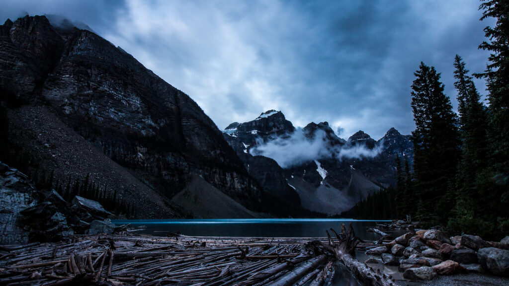 Moraine Lake  - Log Jam