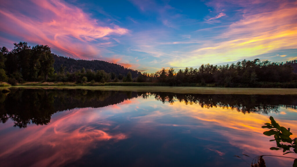 Wildlife Refuge Sunset Pano