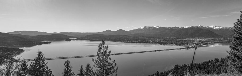 Sandpoint Bridges Wide - Remake BW